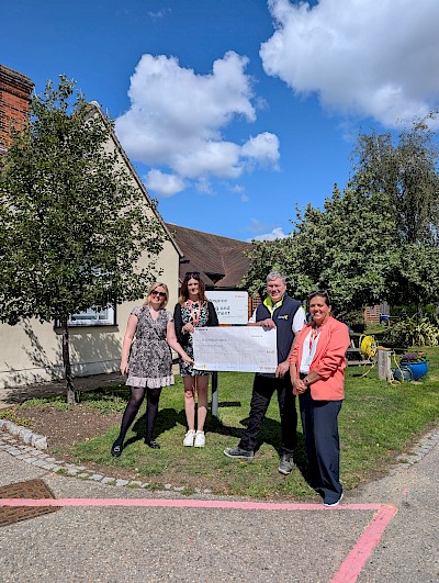 St Helena Hospice Donation – Every little really does help image