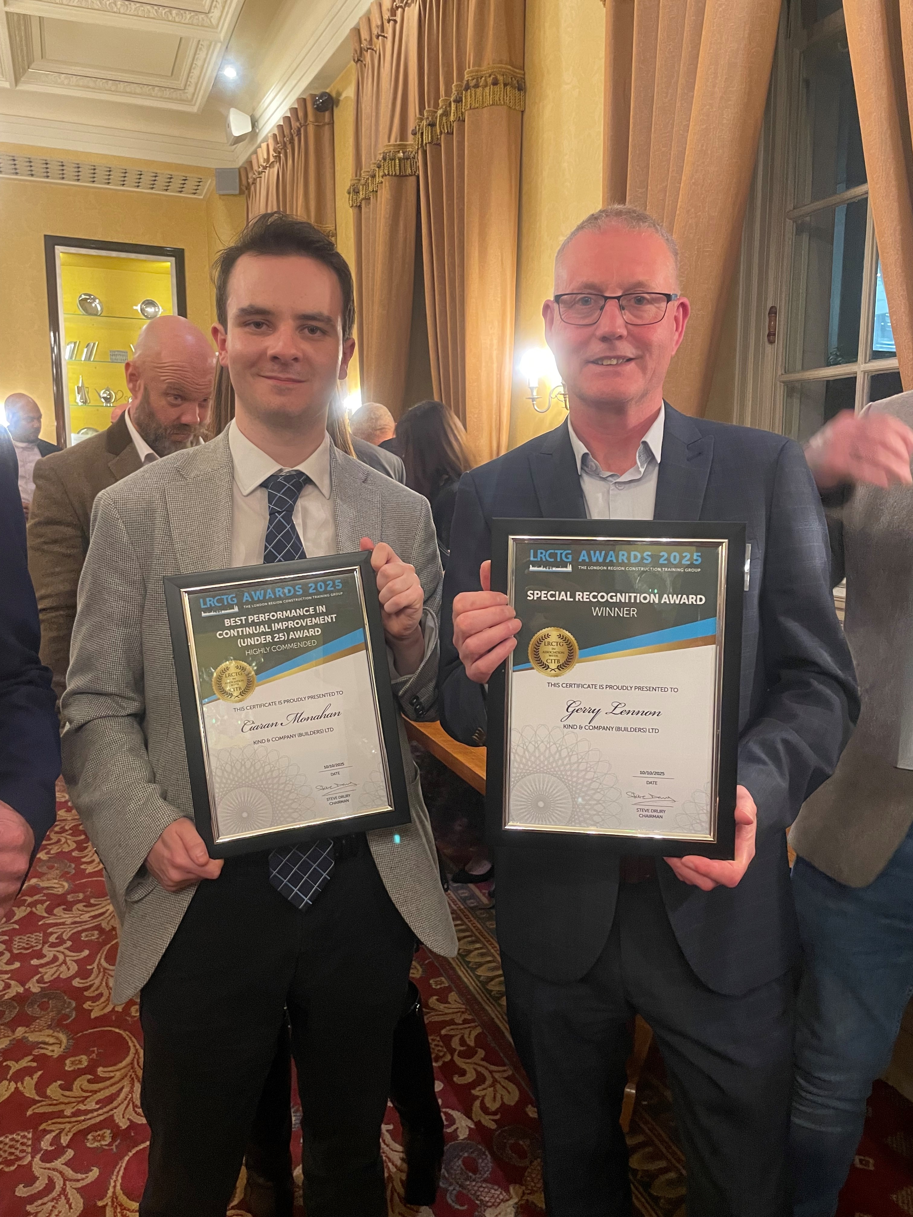 London Region Construction Training Group Awards 2025 success! image